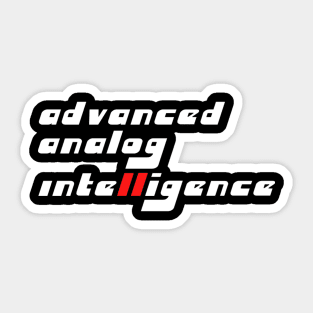 Analog Intelligence Sticker